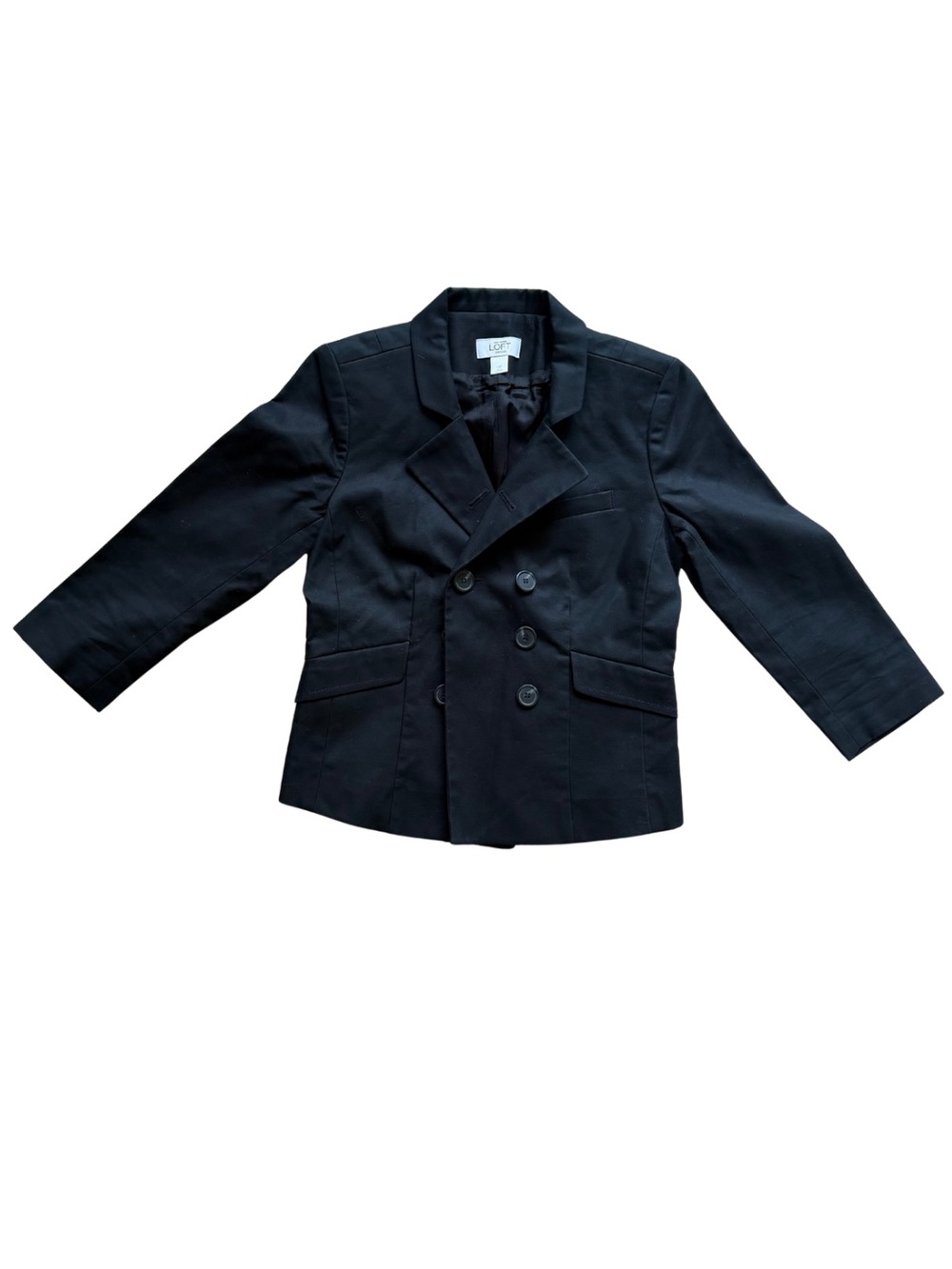LOFT Black Double-Breasted Women’s Blazer